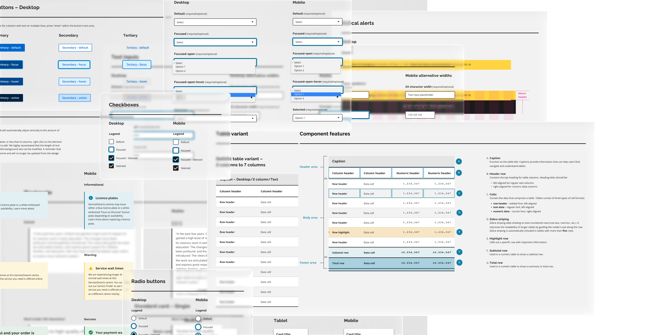 Updating the Ontario Design System